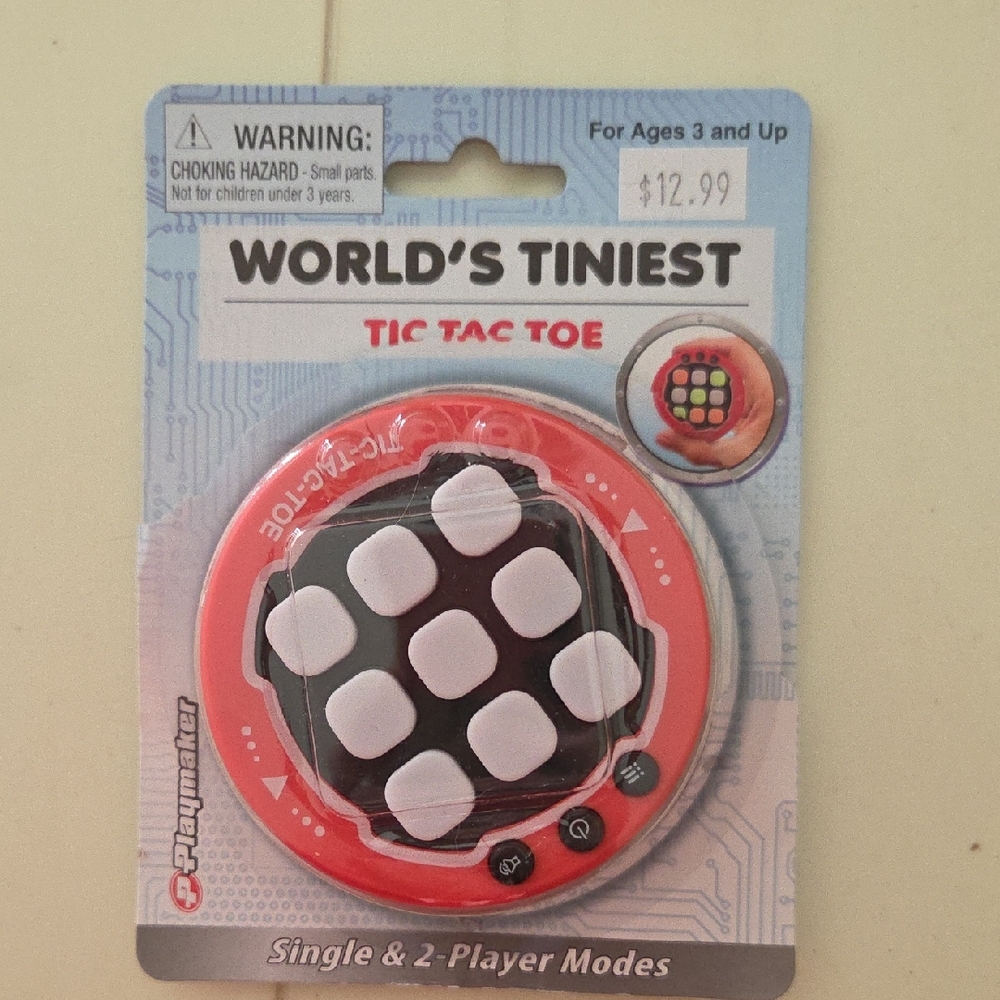 Tic Tac Toe Tiny Battery Game